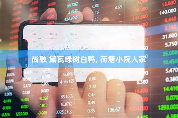 尚融 黛瓦绿树白鸭, 荷塘小院人家
